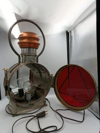 ANTIGUO FAROL FERROVIARIO CABLEADO