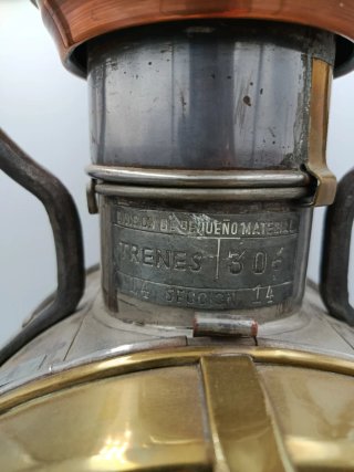 ANTIGUO FAROL FERROVIARIO CABLEADO