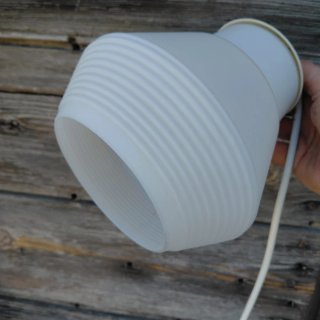 Lampadario vintage vetro opalino
