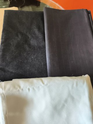 Retales tela falda y blusas