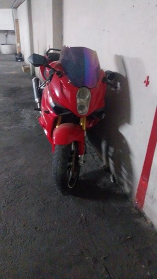 Hyosung GT 125 Sportbike Azul