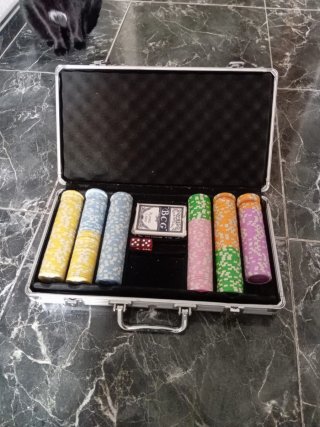 Maletín de fichas de póker
