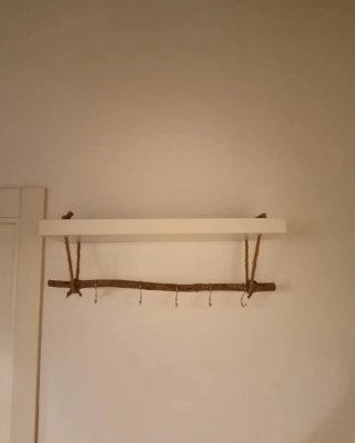 Baldas Flotantes Madera - Estante - colgador