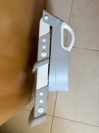 Escalera orinal WC Niños Gris
