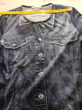 Camiseta Zara efecto vaquero Talla S