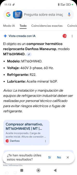 COMPRESOR AIRE ACANDICCIONADO IDUSTRIAL