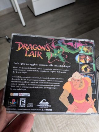 Dragon's Lair PSX PlayStation 1 PAL