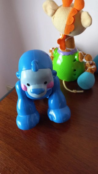 Lote Juguetes: Jirafa, Avión Hello Kitty, Mono