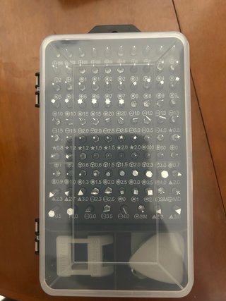 Juego de destornilladores de precisión 115unidades