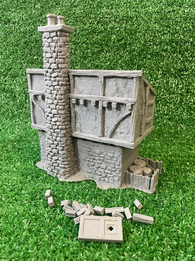 Casa 2 Briarwood - Escenografía fantasía medieval