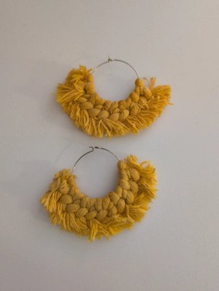 Pendientes Macramé Hechos a Mano