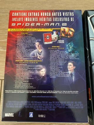 Spider-Man DVD Edición Especial 1 y 2 como nuevas