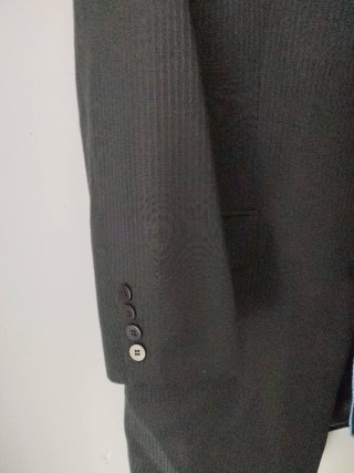 Traje de boda gris
