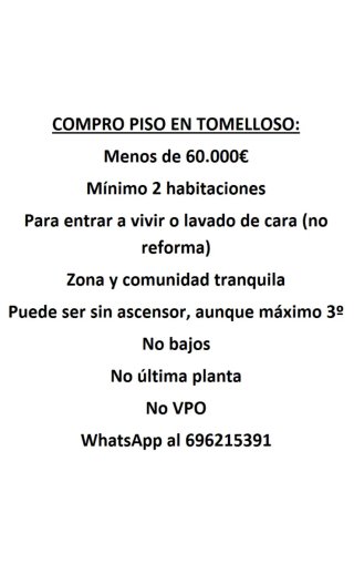 Piso en Tomelloso