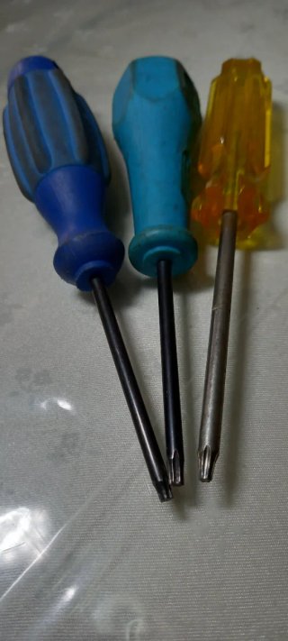 7 Destornilladores Torx Varias Marcas