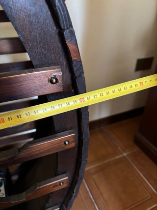 Cantinetta porta bottiglie in legno