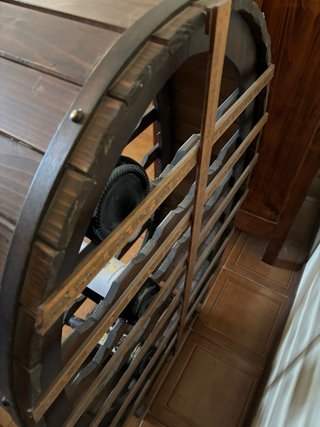 Cantinetta porta bottiglie in legno