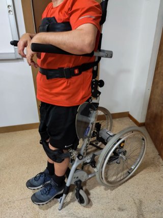 Silla ruedas Invacare Action Vertic bipedestadora