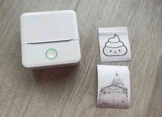 Mini Impresora Térmica Portátil + 10 Rollos