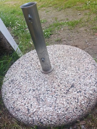Base de parasol de piedra para jardín ó terrazas