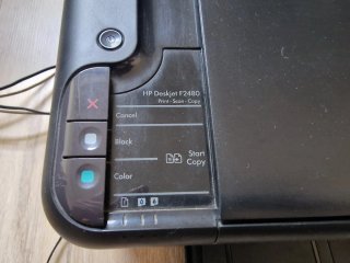 Impresora HP Deskjet F2480 Negra