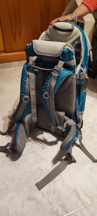Mochila infantil azul