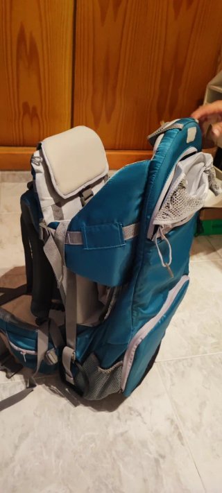 Mochila infantil azul