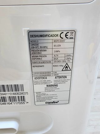 Deumidificatore Comfee 50L