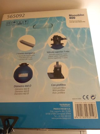 Bomba Monobloc 400 QP con Prefiltro