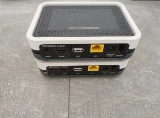 2 Decodificadores TV UHD con cable de luz