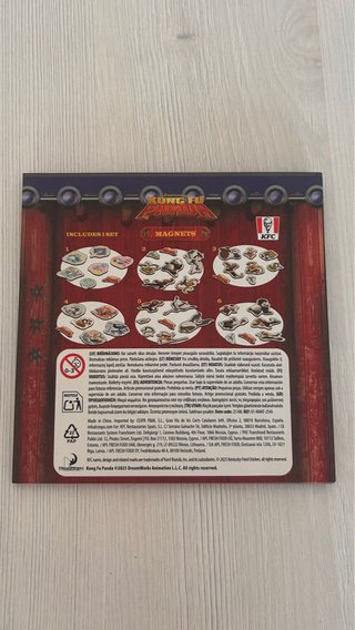 Set Imanes Kung Fu Panda Dreamworks