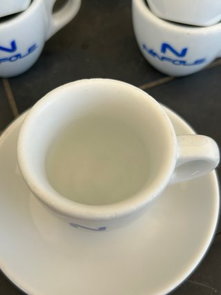 Set 5 Tazzine Caffè Ninfole Porcellana