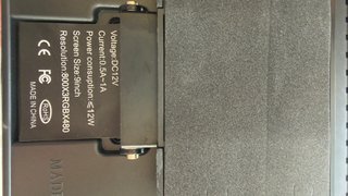 Monitor coche 9” NUEVO con DVD + USB + accesorios
