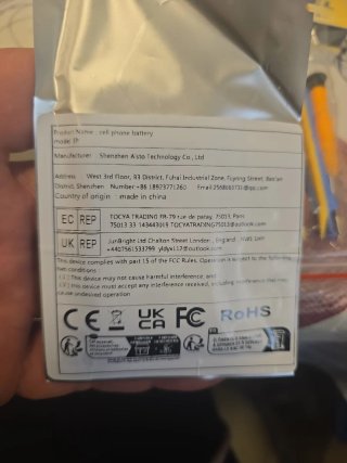 Batteria Pinzheng iPhone 12 mini 2227mAh