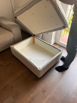 Sofá Ikea KIVIK + reposapiés Gris