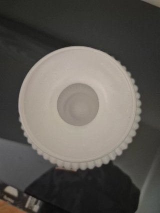 Vaso SEKò bianco moderno in vetro