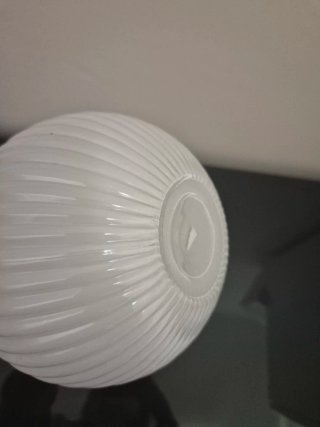 Vaso SEKò bianco moderno in vetro