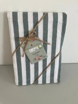 Tovaglia Tablecloth  Beige/Bianco