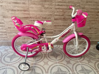 Bicicleta infantil Unicornio rosa