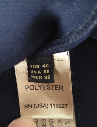 Vestido azul sin mangas Massimo Dutti