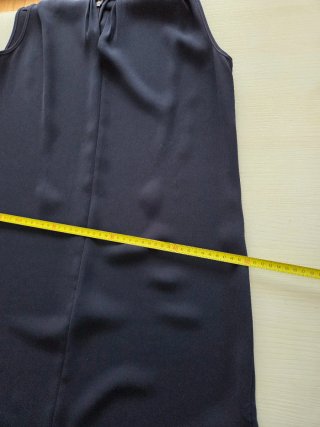 Vestido azul sin mangas Massimo Dutti