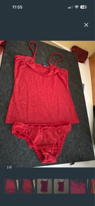 Lote Lencería Talla S/M - 5 Prendas