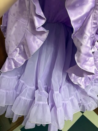 Traje Gitana Morado Hecho a Mano