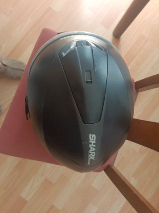 Casco Shark Skwal Negro talla L