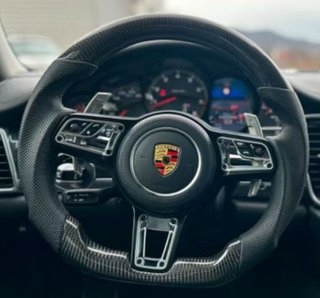 Volante Porsche Carbono Cuero