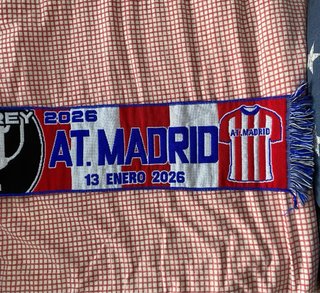 Bufanda Copa del Rey 2026 Deportivo vs Atl. Madrid