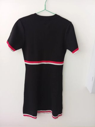Vestido Morgan manga corta cremallera