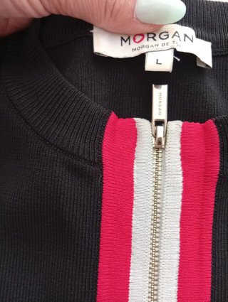 Vestido Morgan manga corta cremallera
