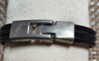 Pulsera Harley Davidson Motor y logo Cuero