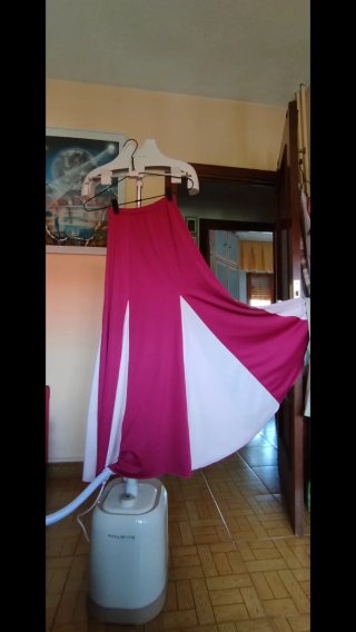 Conjunto Sevillana rosa (dos tonos)